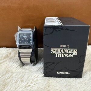 Casio x Stranger Things AQ-800EST-1A Analog-Digital Steel Watch
